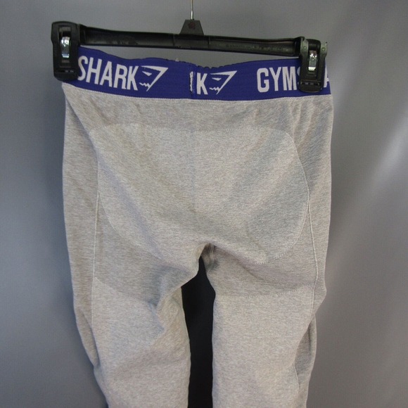 Gymshark Leggings Women's Size S Gray & Purple Athletic Workout Yoga Pants - Picture 5 of 8